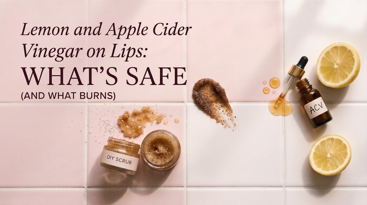 Lemon and Apple Cider Vinegar on Lips: What's Safe and What Burns